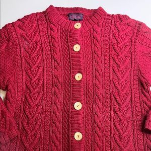 Lands' End | Women's Red Crew Neck Sweater